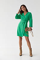 Сукня-кімоно на запах з поясом Fame istanbul - зелений колір, S (є розміри) sp