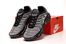 Чоловічі Кросівки Nike Air Max TN Plus Grey Black Green / Найк Аїр Макс ТН Плюс Сірі з Чорним та Зеленим, фото 5