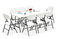 Комплект садовой мебели Kontrast PARTY-8 садовый стол + 8 стульев V_1033