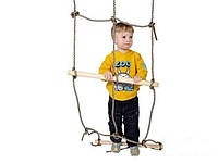 Лестница подвесная детская двойная WCG игровая веревочная для детской площадки спорткомплекса V_1178