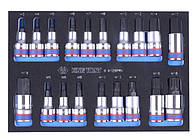 Набір торцевих біт King Tony 1/2“ 19шт (9-4129PRV)