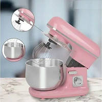 Кухонный комбайн CLATRONIC KM 3711 Pink бытовой тестомес миксер чаша 5 л для дома V_1642