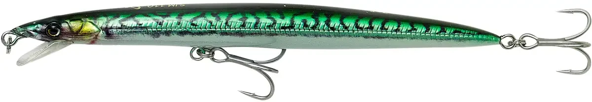 Воблер Savage Gear Sandeel Jerk Minnow F 175mm 25.0 g Green mackerel PHP, фото 1