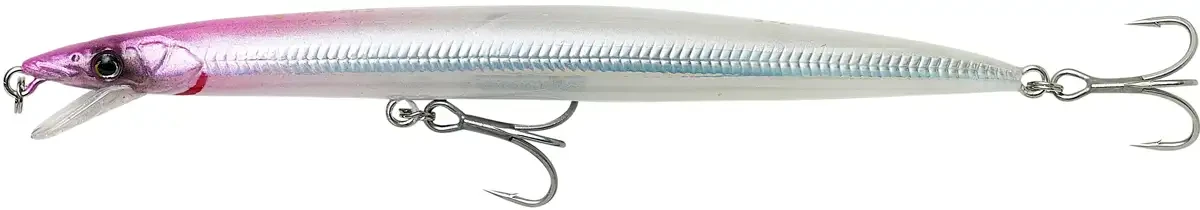 Воблер Savage Gear Sandeel Jerk Minnow s 110mm 7.0 g Pink Head, фото 1
