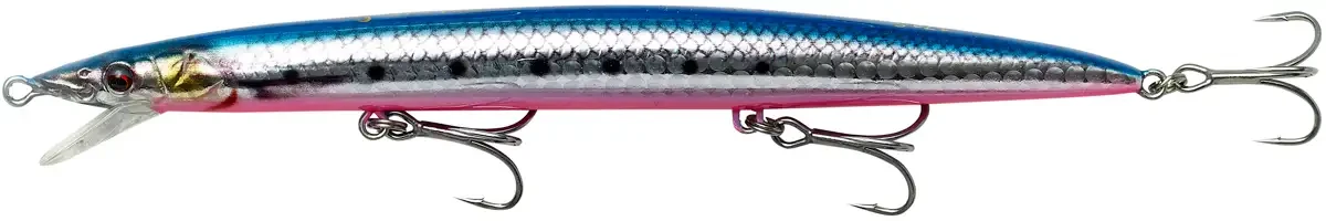 Воблер Savage Gear Sandeel Jerk Minnow s 145mm 17.0 g Pink belly sardine PHP, фото 1