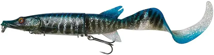 Воблер Savage Gear 3D Hybrid Pike SS 170mm 47.0 g Blue Silver UV, фото 1