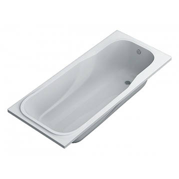 Ванна акрилова прямокутна SWAN KATRIN 160*70 + ніжки, фото 1