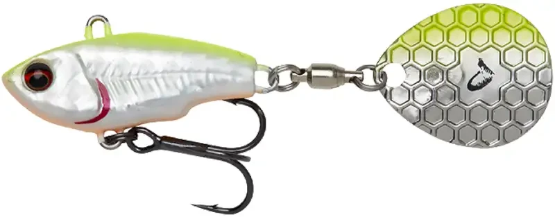 Тейл-спіннер Savage Gear Fat Tail Spin 65mm 16.0 g Lemon Back Flash