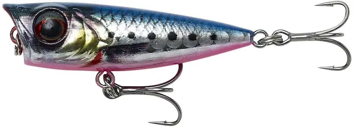 Воблер Savage Gear 3D Minnow Popper F 43mm 2.6 g Pink belly sardine PHP, фото 1