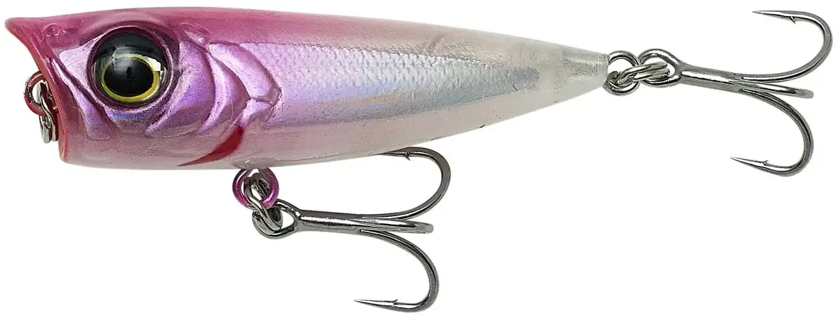 Воблер Savage Gear 3D Minnow Popper F 43mm 2.6 g Pink Head, фото 1