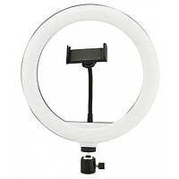 Кольцевая LED лампа 26 см QX-260 с держателем для телефона селфи кольцо для блогера