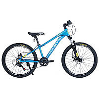 Велосипед 24 Kinetic Sniper 2023 12 синій 23-701