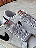 Жіночі кросівки Nike Blazer Low 77 Vintage white Найк Блейзер білі з чорним, фото 4