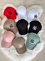 Бейсболка New York Унисекс мужская и женская разных цветов кепка на лето с вышитым логотипом Seli Бейсболка