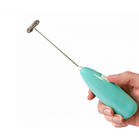 Портативний капучинатор-спінювач для вершків і молока FUKE Mini Creamer Блакитний