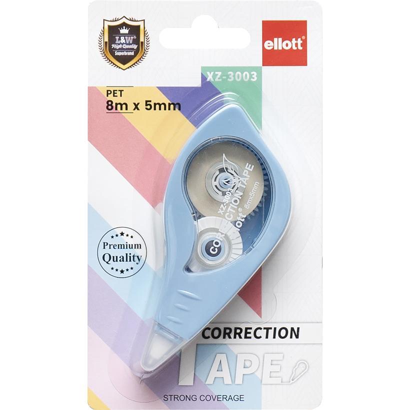 Канцелярський стрічковий коректор 3003 ELLOTT 8 m, фото 1