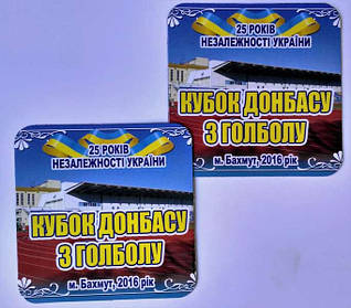 Рекламные магниты на холодильник. Размер 90х90 мм 2