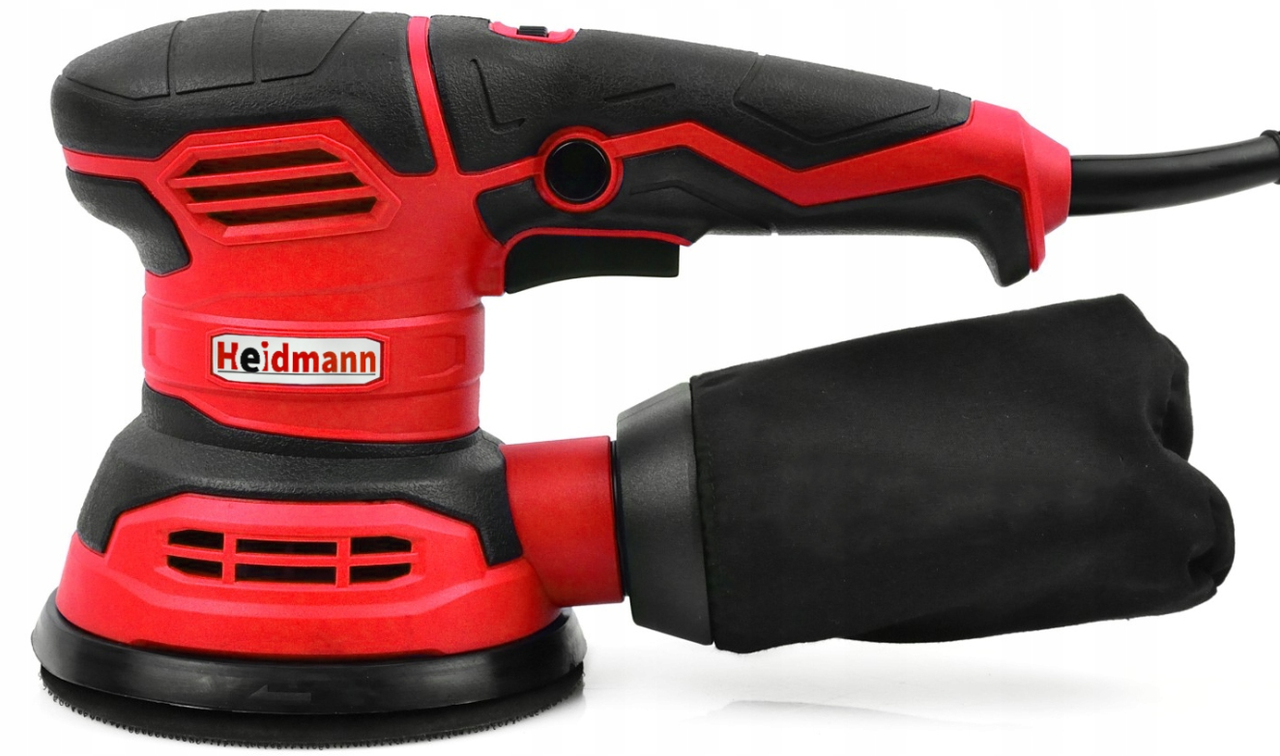 Ексцентрикова шліфувальна машина Heidmann H00444 1000 Вт 12000 об/хв 125 мм, фото 1
