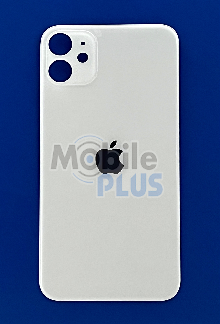 Скло задньої кришки для Apple iPhone 11 White, біле, original, фото 1