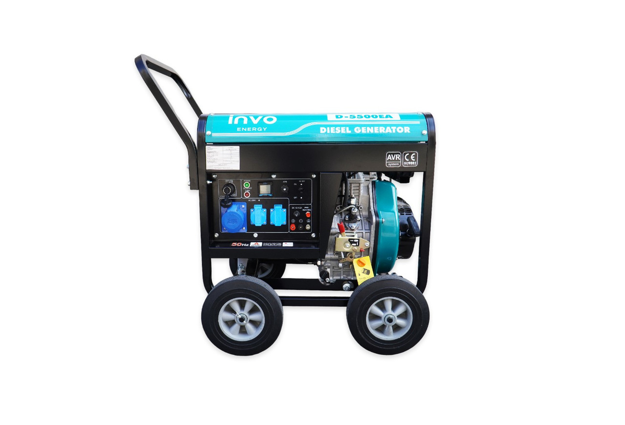 Дизельний генератор INVO D-5500EA, 5/5,5кВт, 220В