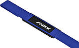 Лямки для тяги RDX W1 Gym Single Strap Blue Plus, фото 5