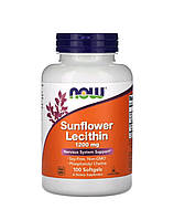 Соняшниковий лецитин, Lecithin Sunflower 1200 мг, 100 капсул