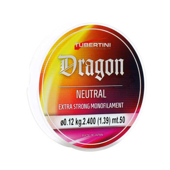 Леска Tubertini Dragon Neutral 50m 2.40kg 0.12mm (28712)