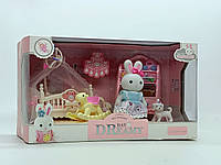 Игровой Набор мебели Yi wu jiayu Флоксовые кролики "By Dreamy" Детская комната 6669-3