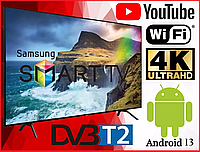 Телевизор Samsung 32 дюйма Smart TV Full HD Android 13 Wi-Fi Телевизор 32 Самсунг Смарт ТВ 4К, 2024 рік, IPS