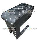 Підлокітник Dacia Logan (maxi) (з вишивкою, чорний), фото 2