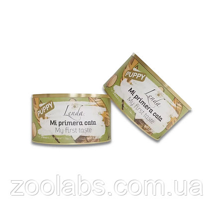 Консерви для цуценят з куркою та індичкою | Lenda Wet Puppy Food My First Taste 70 грам, фото 1