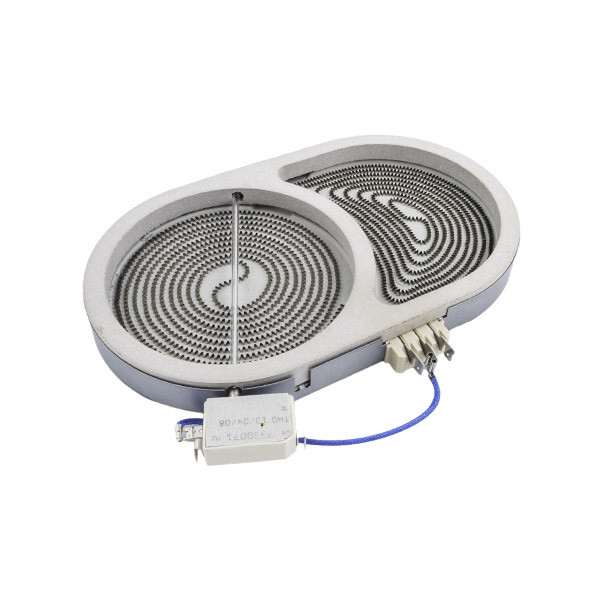 Конфорка для стеклокерамической поверхности к плите 1000/1800W Whirlpool 481231018896