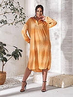 Шикарная женская пляжная рубашка, ткань "Жатка" 54, 56, 64 размер 54 56