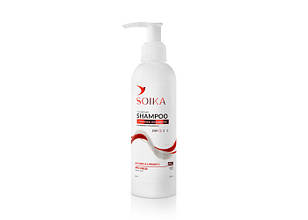 Шампунь Глибоке очищення з АНА кислотами для жирного волосся Soika 300ml