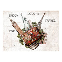 Листівка Love - Travel