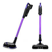 Пилосос швабра 2в1 акумуляторний вертикальний ручний 17KPA турбощітка