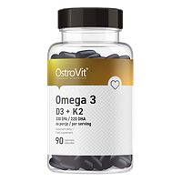 Omega 3 D3 + K2 OstroVit 90 капсул