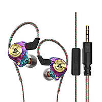 Навушники дротові QKZ АK3 Mic динамічні із гарнітурою Original