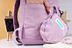 Рюкзак жіночий бузковий код 7-33141, фото 3