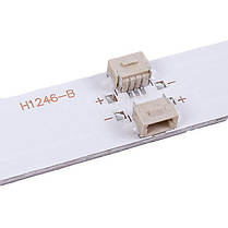 Комплект LED підсвітки JS-D-JP43DM-A81EC + JS-D-JP43DM-B82EC (MS-L2317-A/B V5) для телевізора 43", фото 2