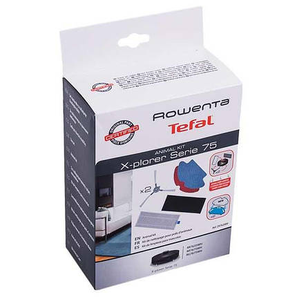 Rowenta ZR762000 Набір фільтрів HEPA і мікрофібра + щітки для бічних кромок робота-пилососа, фото 1