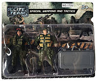 Игрушечный набор DIY Toys Военное спецподразделение с 2 фигурками и оборудованием (6809367) 6900068093676