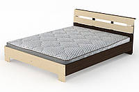 Двуспальная кровать Компанит Стиль-160 венге комби TN, код: 6541280