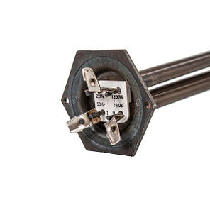 Тен для масляного обігрівача 1200W L=215mm D різьби=1 1/4'', фото 4