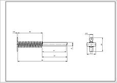 Щітки двигуна (2 шт.) для пральної машини Bosch 00616505, фото 2