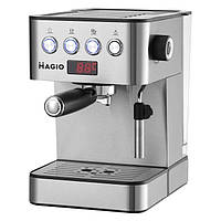 Маленькая кофемашина для дома Magio MG-452 | Кофемашина домашняя | Кофеварка CO-227 для дома
