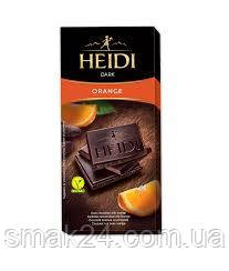 Шоколад темний з апельсином 50% какао Heidi Dark Orange 80 г Румунія