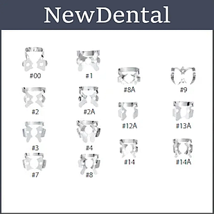 Кламмер крилатий 2 1шт HYGENIC® GLOSS FINISH WINGLESS CLAMPS