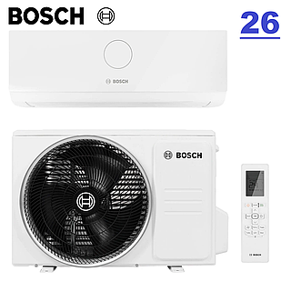 Внутрішній блок кондиціонера Bosch CL3000iU W26E (2,6 kW інверторного типу) + (Зовнішній Bosch CL3000i 26E)