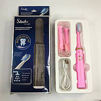 Электрическая зубная щетка sk-601 Shuke SK-601 розовая | Зубная щетка электро взрослая | Электрическая OZ-318